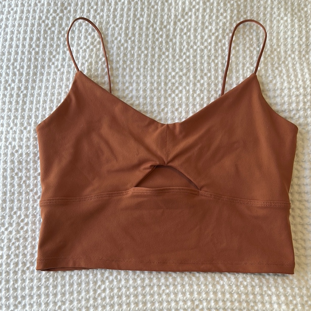 Abercrombie & Fitch Terracotta Spaghetti Strap Top